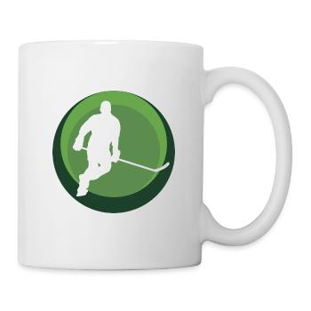 Ice Hockey Eishockeyspieler Ice Hockey - Mug - white - Right