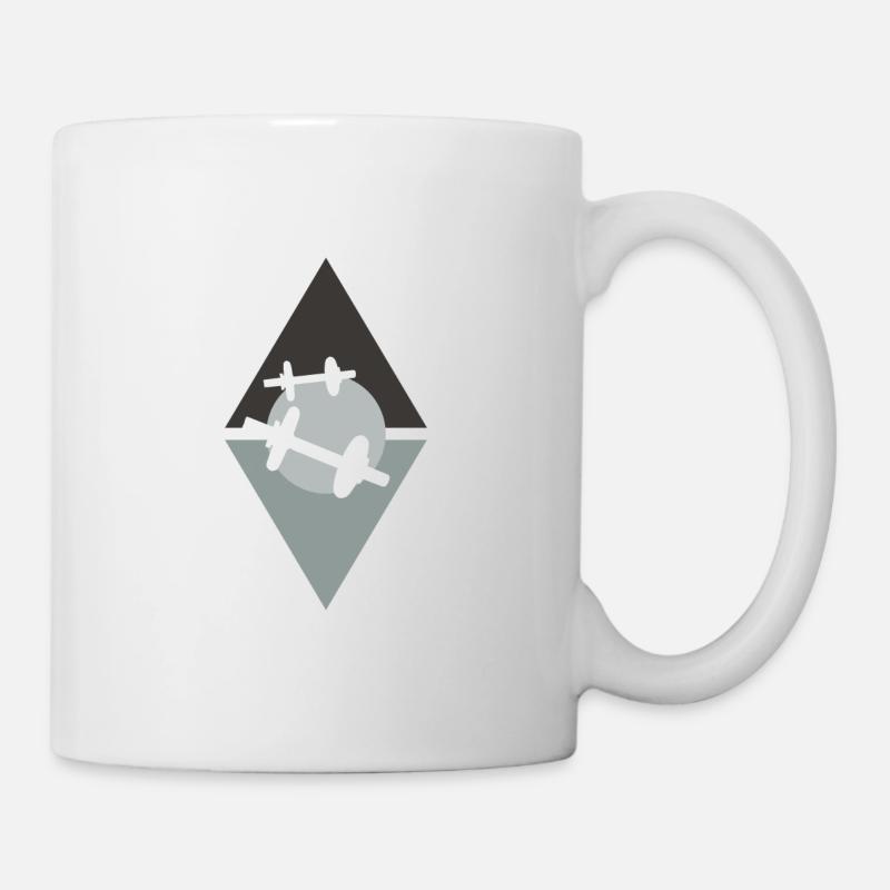 Deadlift Haltérophilie Musculation - Mug blanc - blanc