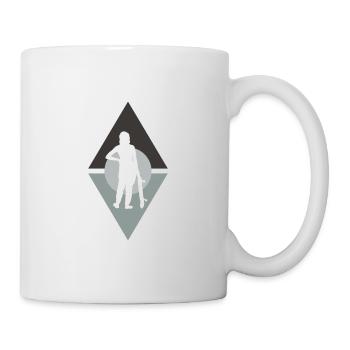 Skateboarder Skateboard Skaten - Tasse - Weiß - Rechts