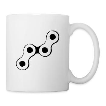 Fahrradkette Chaîne de vélo - Mug blanc - blanc - Droite