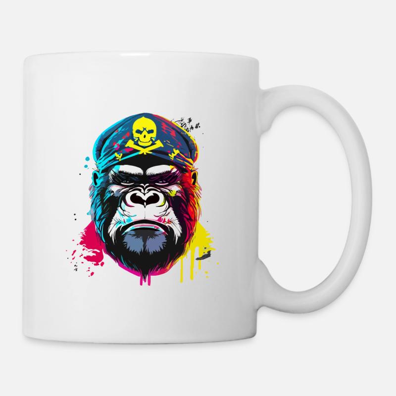 Pirate Sea Gorilla - Mug - white