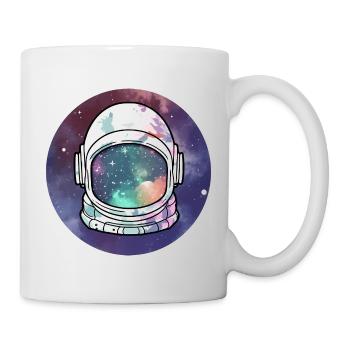 Galaxy Helmet Space Lover Astronaut - Mug - white - Right