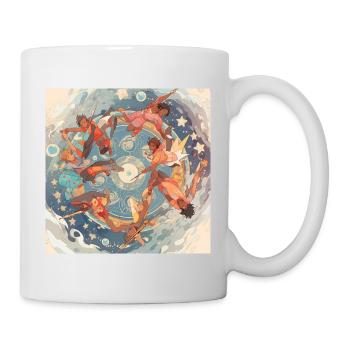 Jungs im Ozean - Tasse - Weiß - Rechts