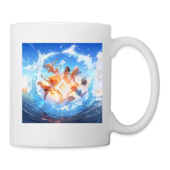 Summer Fight - Mug blanc - blanc - Droite