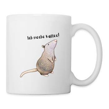 Ich rieche Kaffee - Ratte - Tasse - Weiß - Rechts