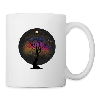 Tree in the universe - Mug - white - Right