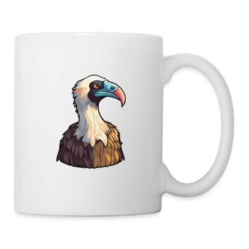 Illustration à l’aquarelle Kawaii Cartoon Vulture - Mug blanc - blanc - Droite