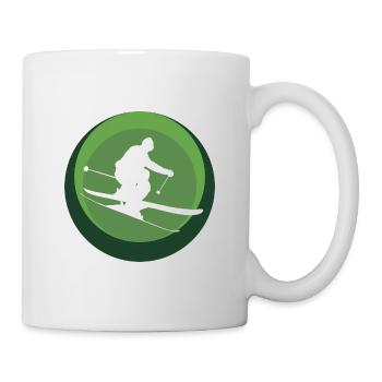 Ski Schifahren Skiing - Mug - white - Right