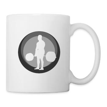 Weightlifting Weight Training Gym - Mug - white - Right