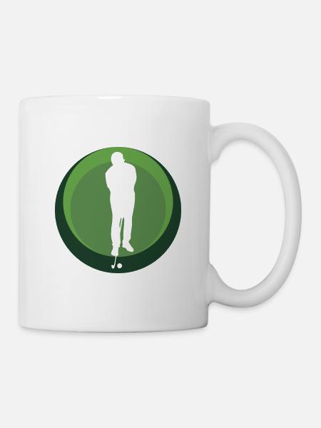 Golf Golfball Golfen - Tasse - Weiß