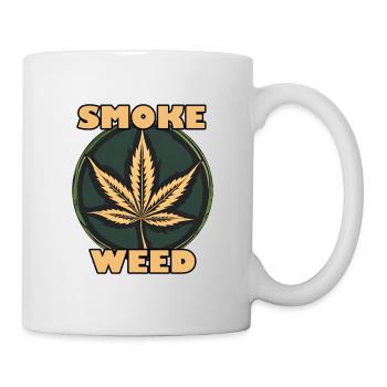 Weed / Cannabis / Weed / Smoking / Joint / Hash - Mug - white - Right