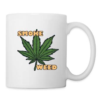 Weed / Cannabis / Weed / Smoking / Joint / Hash - Mug - white - Right
