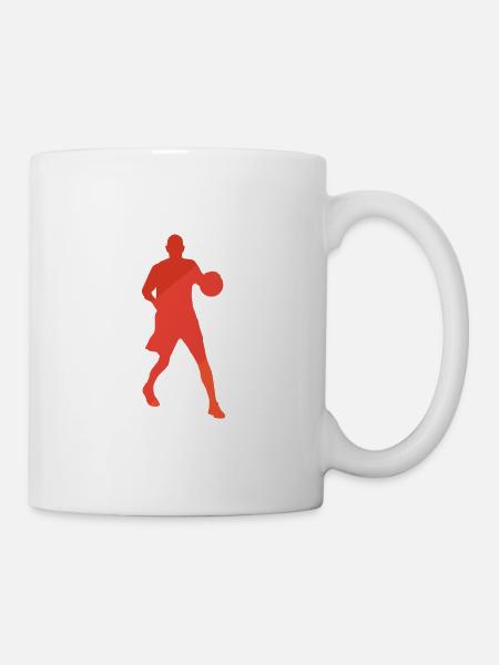Basketball Dunk Hooping - Tasse - Weiß