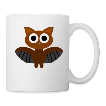 NIEDLICHE HALLOWEEN FLEDERMAUS - Tasse - Weiß - Rechts