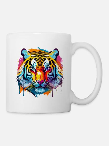 Tiger - Tasse - Weiß