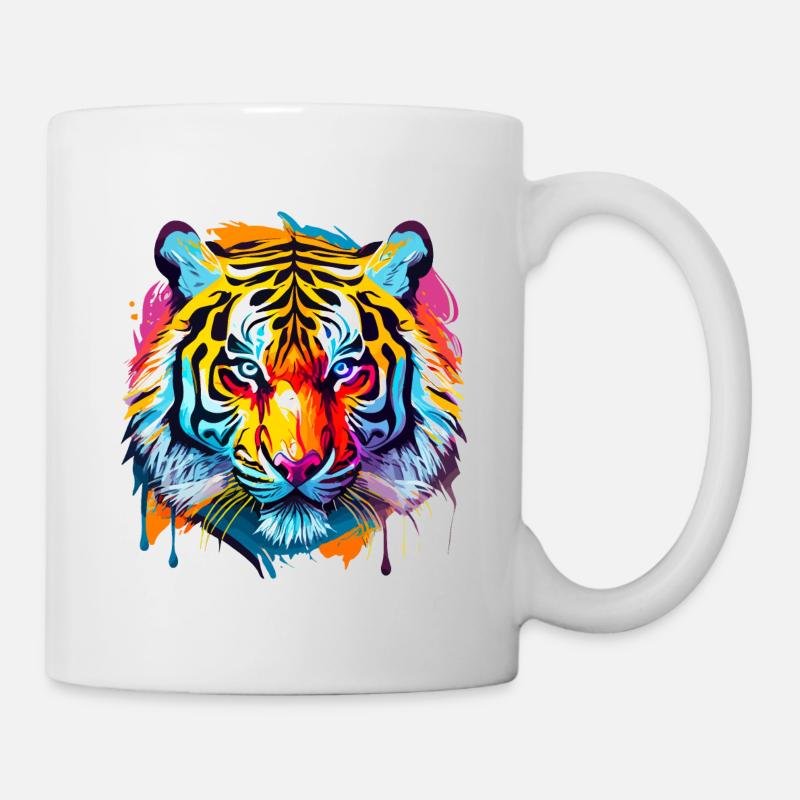 Tiger - Tasse - Weiß