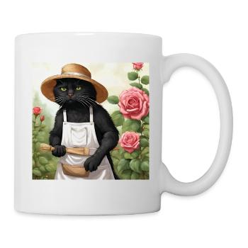 Garden tomcat - Mug - white - Right
