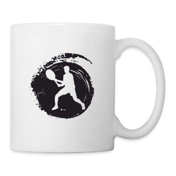 Serve Tennis Player - Mug - white - Right