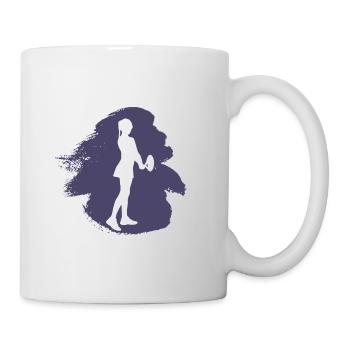 Tennisspieler Tennisspieler Tennisschläger - Tasse - Weiß - Rechts