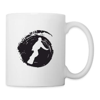 Snowboard Snowboarder Snowboard - Mug - white - Right