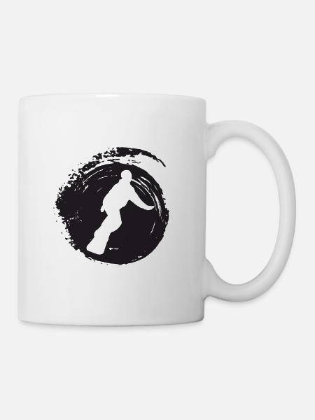 Snowboard Snowboarder Snowboard - Tasse - Weiß
