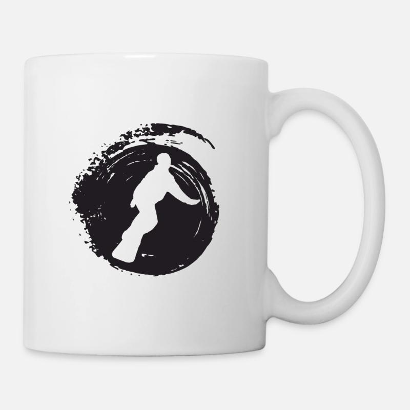 Snowboard Snowboarder Snowboard - Tasse - Weiß