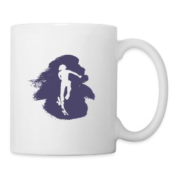 Skateboard Skateboard Skaten - Tasse - Weiß - Rechts