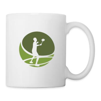 Raquette de badminton Joueur de badminton - Mug blanc - blanc - Droite