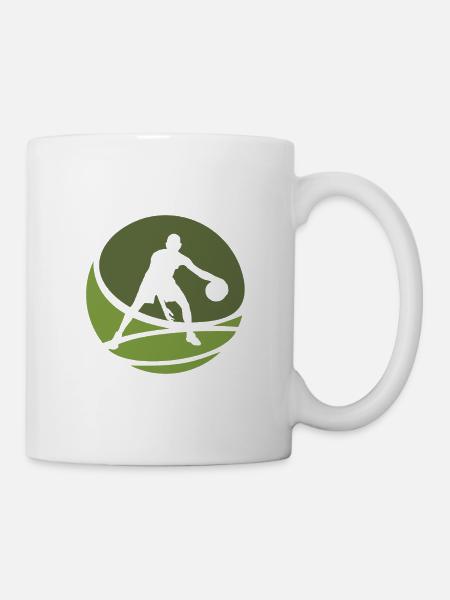 Basketballspieler Hooping Hooping - Tasse - Weiß