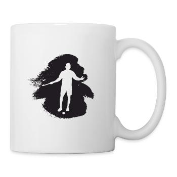 Hockey d’intérieur Bâton de hockey sur gazon Hockey d’intérieur - Mug blanc - blanc - Droite