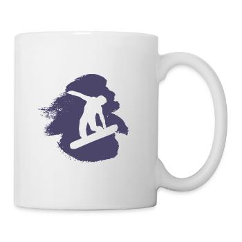 Snowboard Snowboard Snowboarder - Mug - white - Right