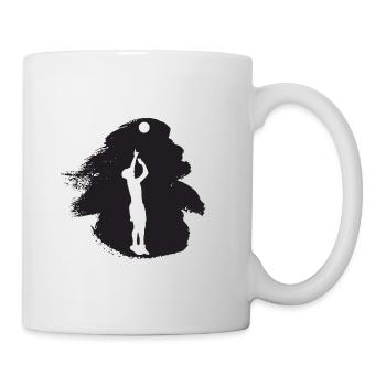 Volleyballer Beach Volleyballer - Tasse - Weiß - Rechts