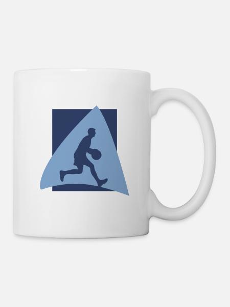 Basketball Dribbling - Tasse - Weiß