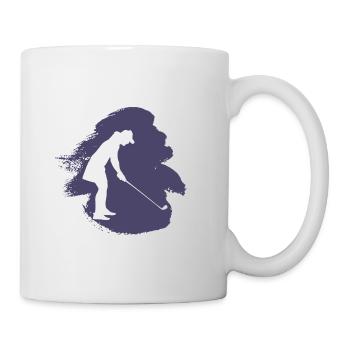 Golf Golf Golfer - Tasse - Weiß - Rechts