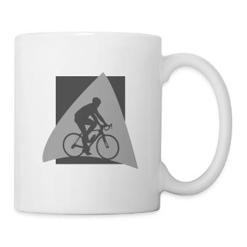 Radfahren Fahrradfahrer - Tasse - Weiß - Rechts
