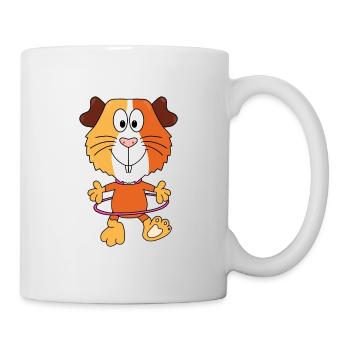 MEERSCHWEINCHEN - TIER - TIERE - TIERISCH - Tasse - Weiß - Rechts