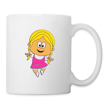TÄNZERIN - MÄDCHEN - TANZEN - BALLETT - BALLERINA - Tasse - Weiß - Rechts