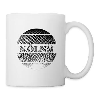 Boule disco en argent de Cologne - Mug blanc - blanc - Droite