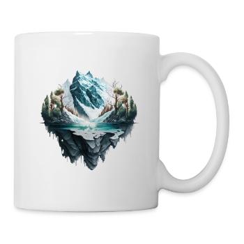 Logo der Natur - Tasse - Weiß - Rechts