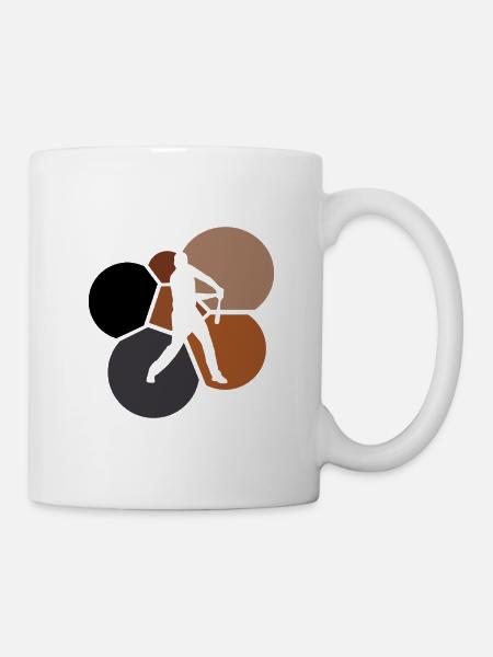Baseball Batting Fielding Batting - Tasse - Weiß