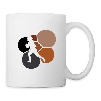 American Football Gridiron Halfback - Mug - white - Right