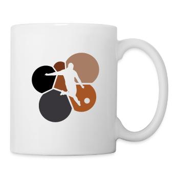 Football Joueur De Football Défenseur Kicker - Mug blanc - blanc - Droite