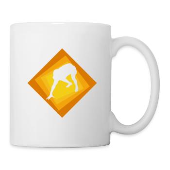 Arrière Gridiron - Mug blanc - blanc - Droite