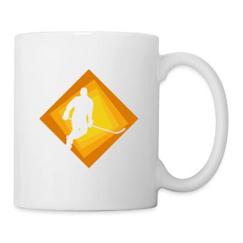 Hockey sur glace Joueur de hockey sur glace Hockey sur glace - Mug blanc - blanc - Droite