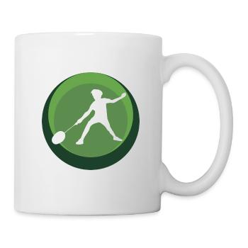 Badminton Clear Smash - Mug - white - Right