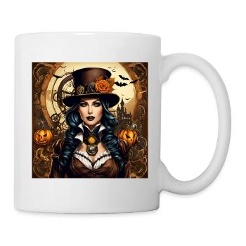 Halloween in Steampunk Style - Mug - white - Right