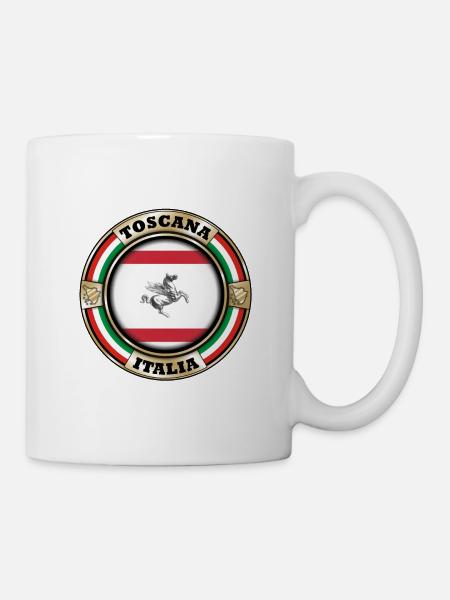 Toskana, Italien - Tasse - Weiß