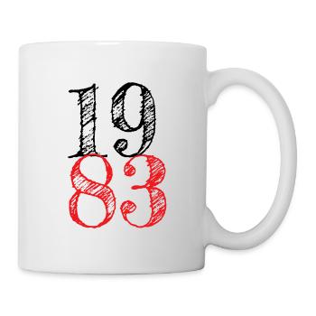 1983 40e anniversaire - Mug blanc - blanc - Droite