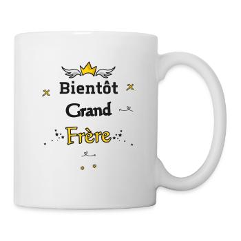 Bientôt Grand frère - Mug blanc - blanc - Droite