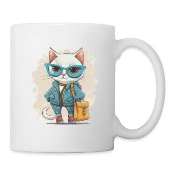 Feline Fashion - Mug - white - Right